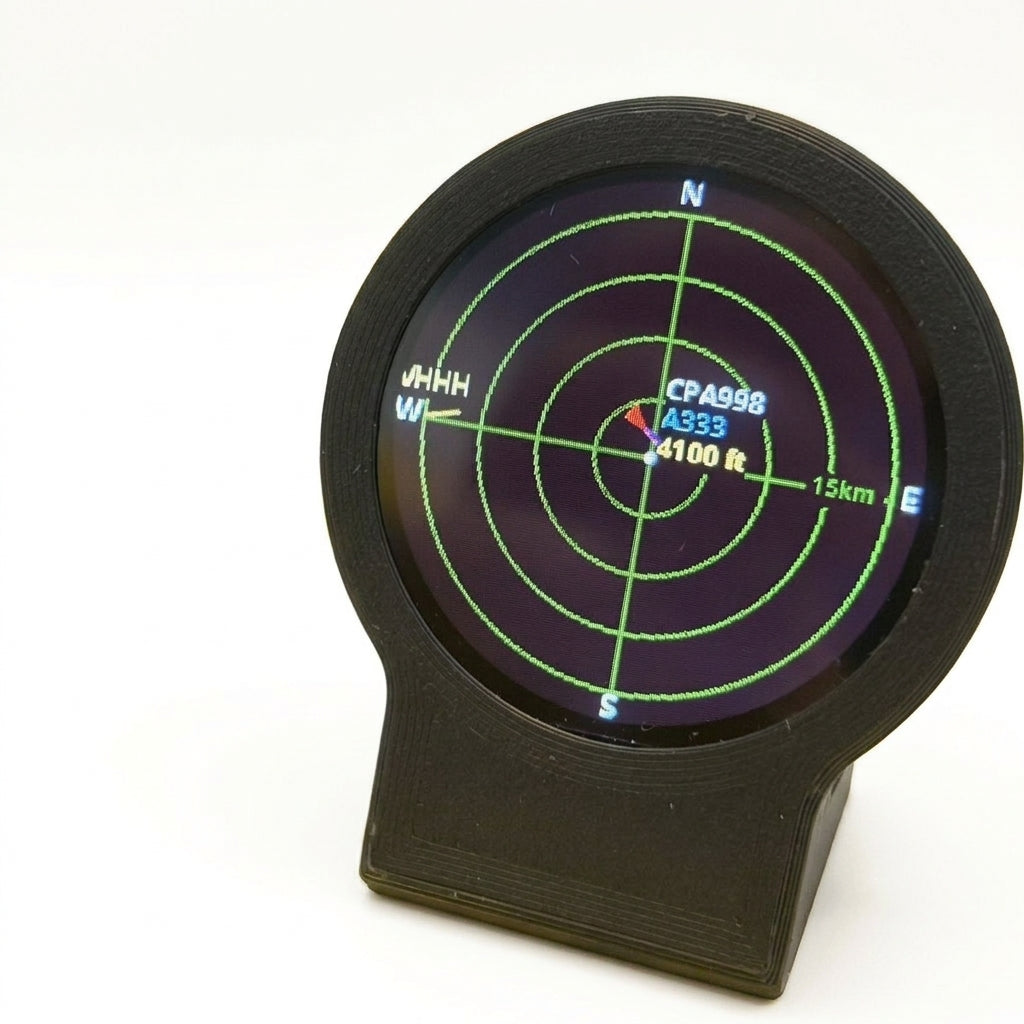 Live Air Traffic Radar Desk Display | Real-Time ADS-B Plane Tracker