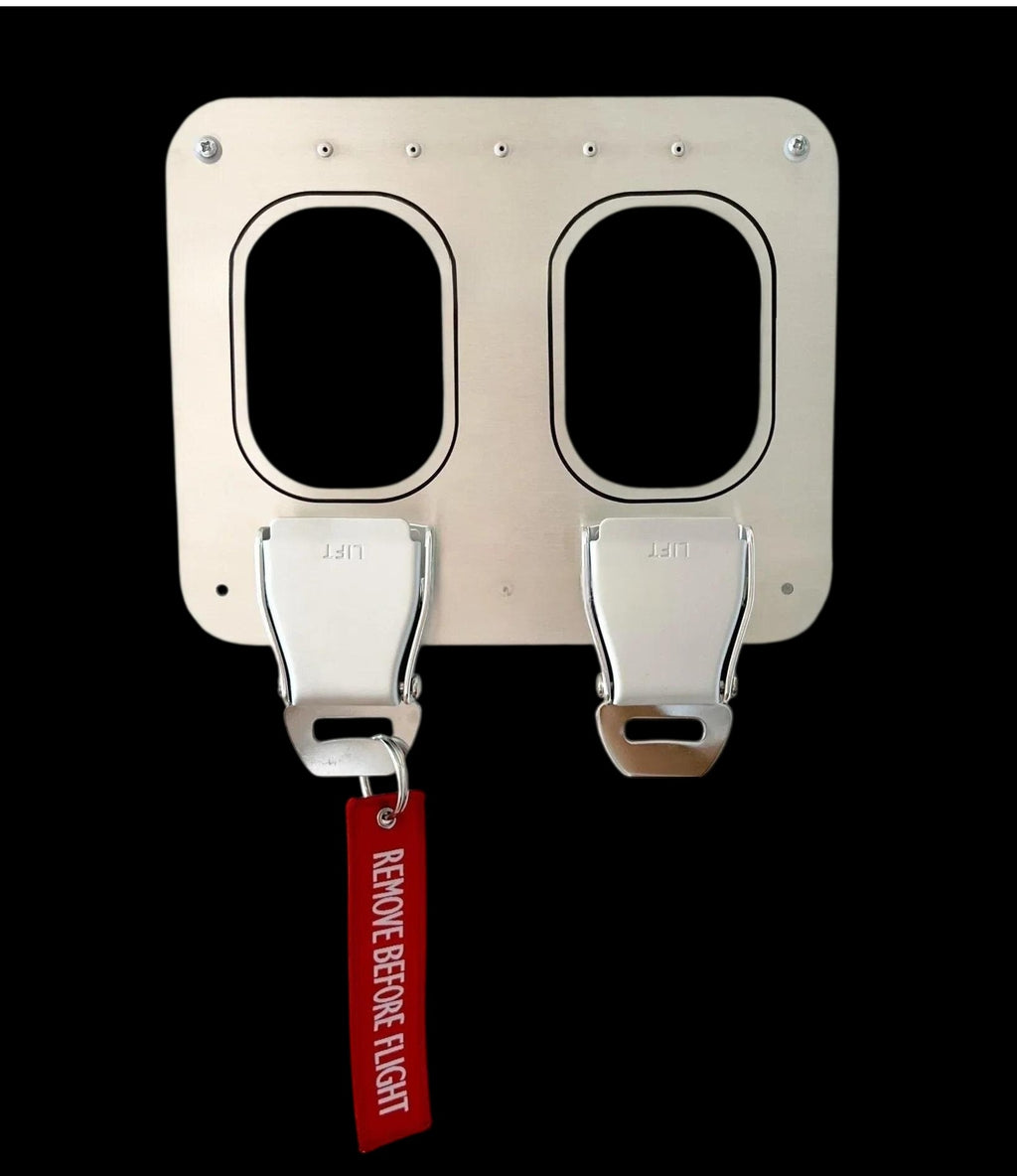 Aviation Style Key Holder - Wall Mounted Hook | Airplane Buckle Decor