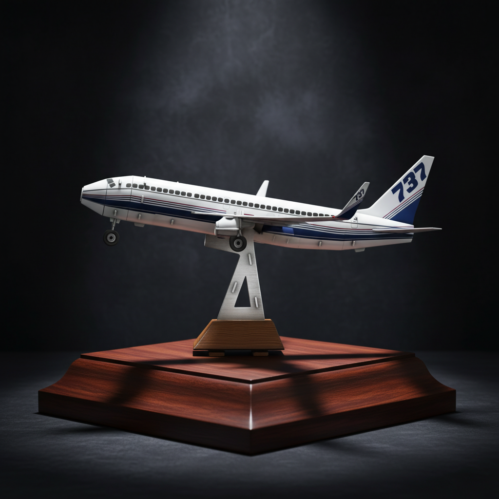 Boeing 737 - 3D Paper Model Kit | Easy Snap-Together STEM Puzzle