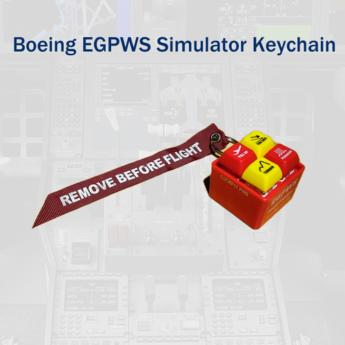 (CLEARANCE) Boeing GPWS Simulator Keychain