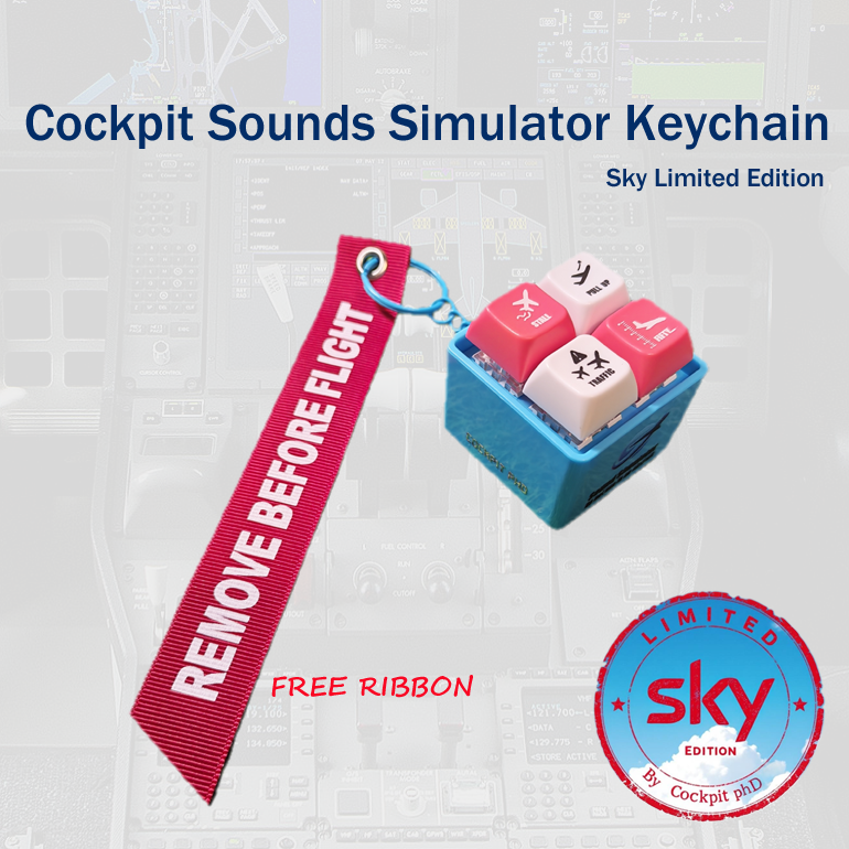 Cockpit Sounds Simulator Keychain (Sky Limited Edition)