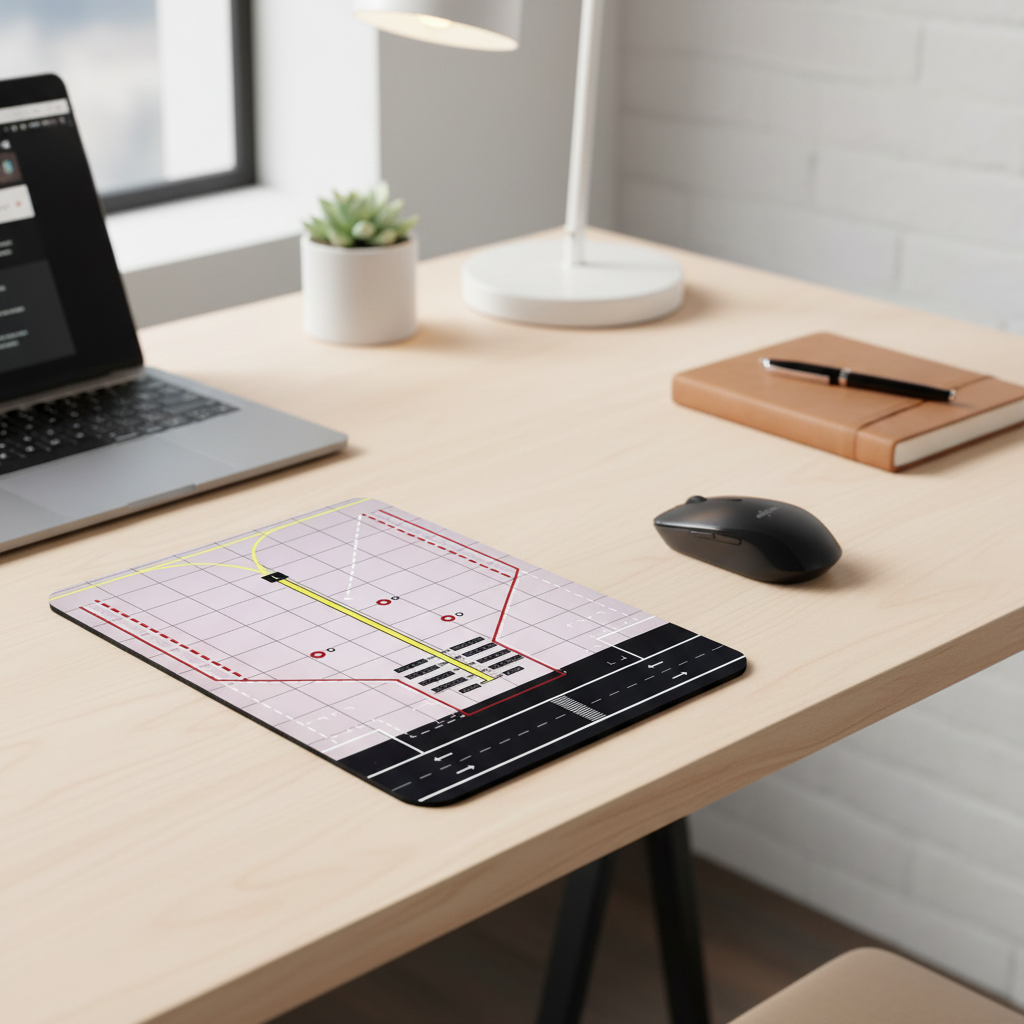 Aviation Tarmac - 1:400 Silicone Mouse Pad | Model Display Mat