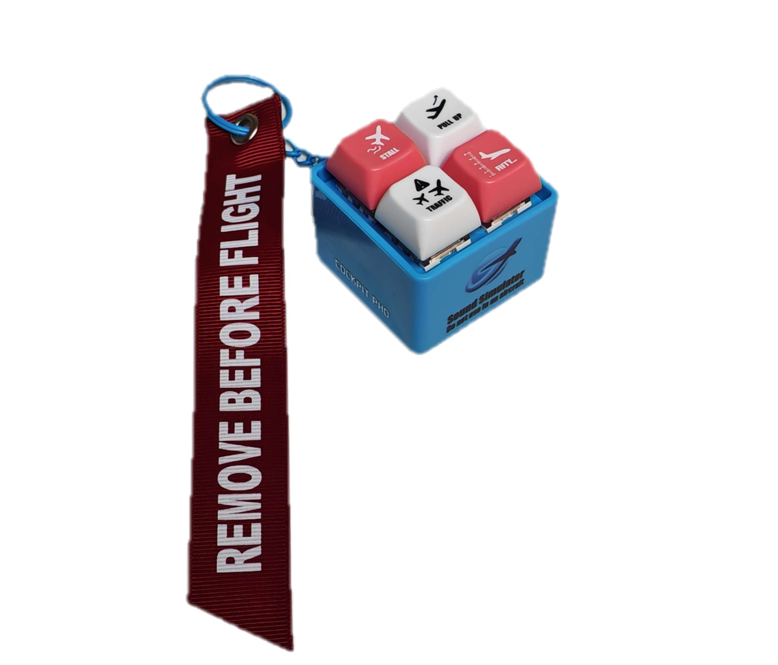 Aural Warning Simulator Keychain  | Blind Box