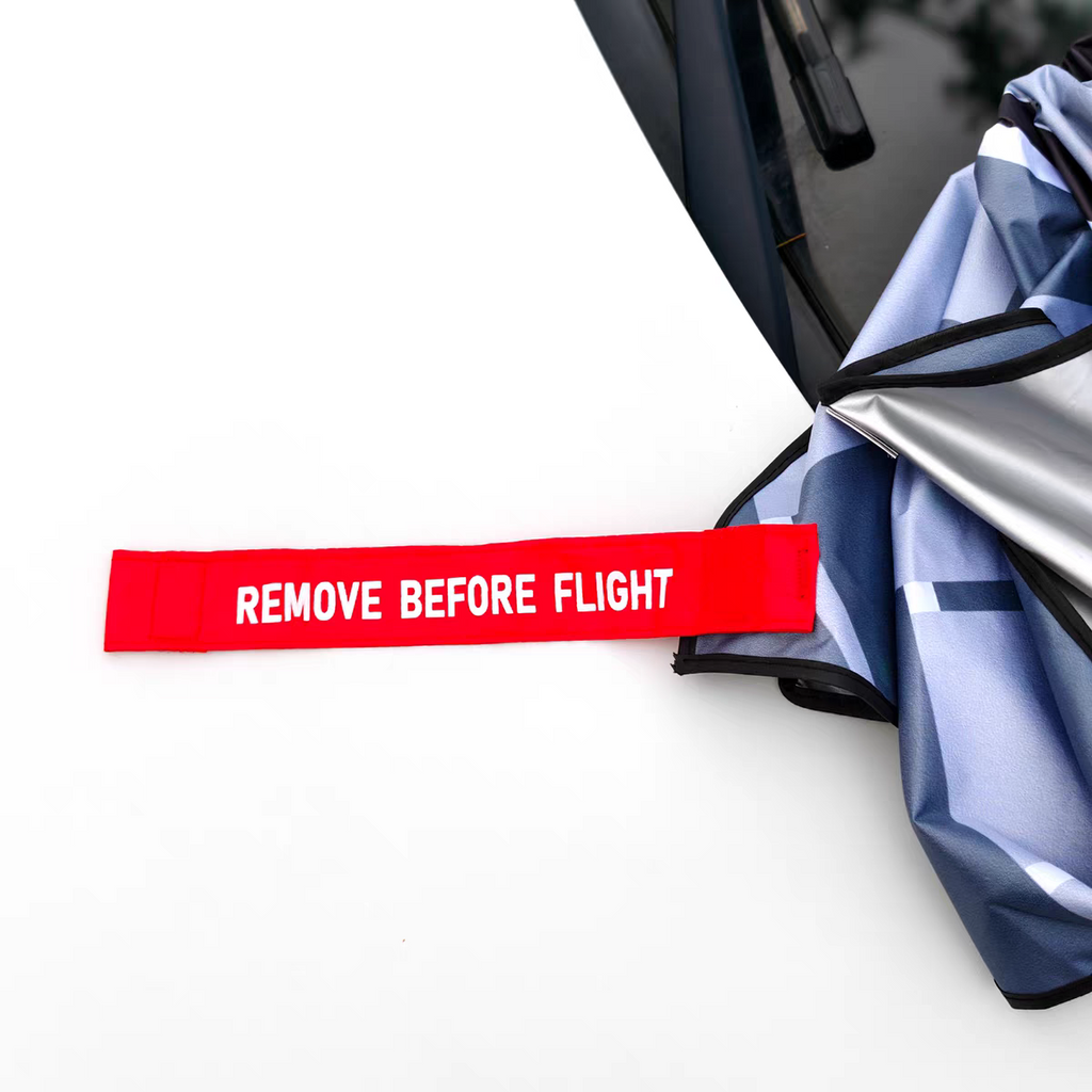 Airbus A350 "bandit mask" windshield design Car Auto Sunshade (Size M) - Umbrella Style | UV Protection