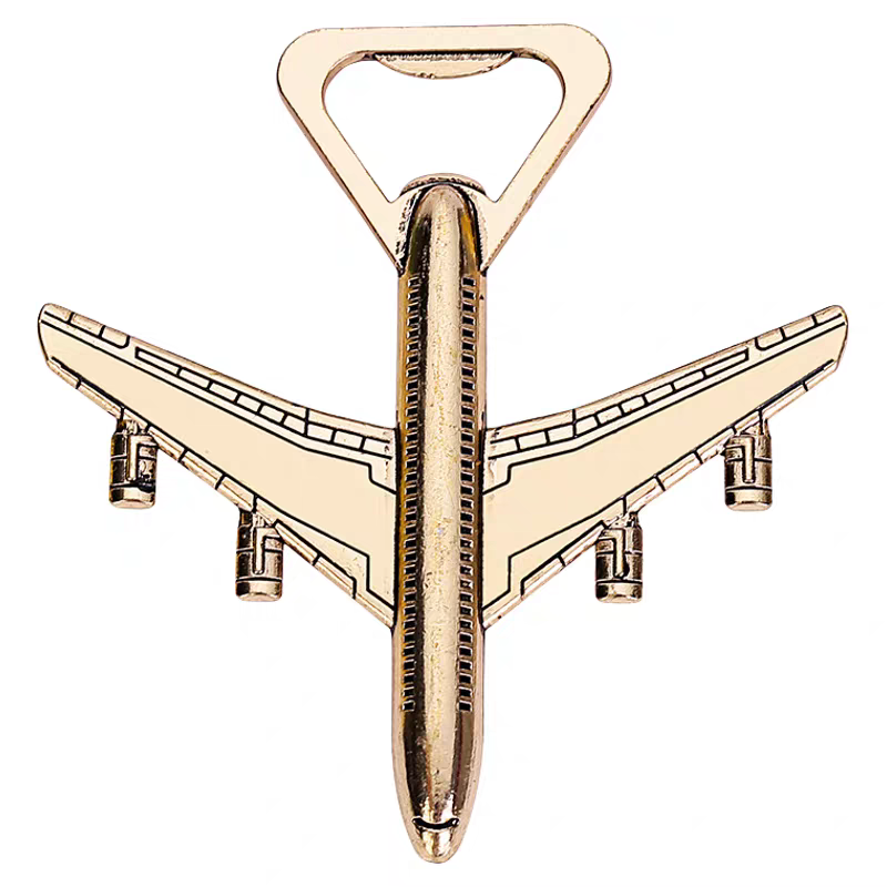 Airplane Bottle Opener | Travel-Themed Barware & Aviation Gift
