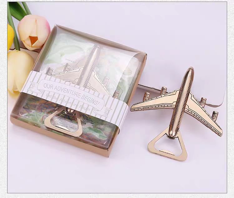 Airplane Bottle Opener | Travel-Themed Barware & Aviation Gift