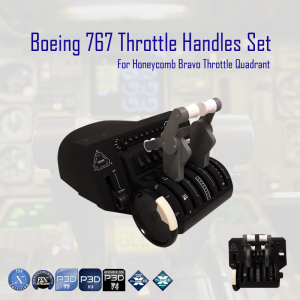 Boeing 767 Throttle Handles Set Lite for Honeycomb Bravo Throttle
