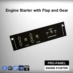 Engine Starter Pro-Panel with Flap and Gear