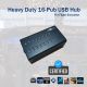 Heavy Duty 16-Pub USB Hub for Flight Simulator