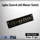 Lights Control Pro-Panel with master switches
